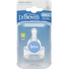 Dr Browns Žindukas Standard 3m+ 2 vnt. (QU0034)
