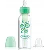 DR. BROWN'S buteliukas pereinamasis OPTIONS+ siauru kakleliu, žalias 250ml + silikoninis snapelis, SB81603-P3