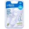 DR. BROWN'S snapeliai OPTIONS+ buteliukams siauru kakleliu, silikoniniai, 2 vnt.
