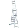 Drabex kopėčios aliumininės 3-ELEMENTOWA 841CM 12+12+12 pakopos