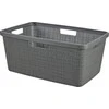 Skalbinių krepšys Jute Curver H25/W39.4/ø59.4cm tamsiai pilkas