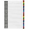 D.Rect Przekładki kartonowe A4 A-Z index laminowany