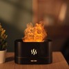 „La Casa de los Aromas“ PLATINET FLAME AROMA difuzorius, oro drėkintuvas, 180 ml, 4,5 W, juodas [46109]