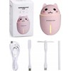 Drėkintuvas Blue M Kvapų difuzorius SCENT DIFFUSER - ULTRASONIC HUMIDIFIER KITTY 4IN1 LED Mėlynas
