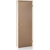 Saunos durys ANDRES SCAN 70x190cm dreb, bronz, mat stiklas
