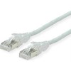 Dtwyler DÄTWYLER Cat.5e (D klasės) S/UTP jungiamasis kabelis, CU 5502 lankstus PVC, AMP v2, juodas, 1 m
