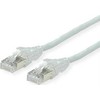 SECOMP DTWYLER Kabelis krosowy Kat.6A (klasa EA) S/FTP, CU 7702 flex LSOH, AMP v2, pilka, 7,5 m