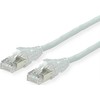 DTWYLER DTWYLER pataisinis kabelis kat. 6A (EA klasė) S/FTP, CU 7702 flex LSOH, AMP v2, kryžminis, pilkas, 1 m.