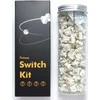 Klaviatūra Ducky Gateron G Pro Baltas Switches, mechaniniai, 3-Pin, linear, MX-Stem, 38g – 110 vnt