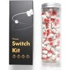 Klaviatūra Ducky Kailh Box Raudona Switches, mechaniniai, 3-Pin, linear, MX-Stem, 45g – 110 vnt