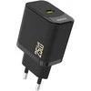 Dudao A27 25W GaN USB-C laidinis įkroviklis – juodos spalvos