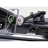 Laikiklis automobilinis Dudao F12MAX+ su ładowarką bezprzewodową 15W kompatybilny su Magsafe - juoda