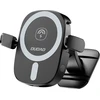 Dudao FW11 automobilinis telefono laikiklis su 15W indukciniu įkrovikliu oro grotelėms / cockpit – juodos spalvos