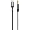 Dudao audio cable Lightning – mini jack 3.5mm 1m pilka (L11PRO)