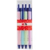 Gelinis rašiklis 0,7 mm mėlynos spalvos 4 vnt. pastelinių M&G
