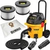 DEWALT DWV905H-QS, Nass-/Trockensauger - yellow/juodas, Industrie Nass- und Trockensauger H-Klasse