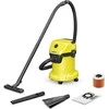 Universal hoover KARCHER WD 3 V-17/4/35 + nozzles 17 l 1000 W (1.628-124.0) Juodas, Geltona