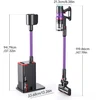 Dulkių siurblys vertikalus Lubluelu Cordless Vacuum Cleaner X1000 su 2.5L savaiminio ištuštinimo dulkių stotimi (10008591)