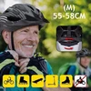 Dunlop - Dviratininko šalmas MTB regulowany dydis M 55-58 cm (Szaro-Juodas) (871125224002GRAY)