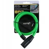 Gertuvė Dunlop - Spiral key bicycle lock 65 cm (žalias)