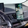 AUTOMOBILINIS TELEFONO LAIKIKLIS, BESISUKANTIS 360 LAIPSNIŲ KAMPU, 2 MONTAVIMO BŪDAI DUNLOP 260761