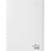 Laikiklis Durable DURABLE Blanko-Register PP blanko Taben 10-teilig grau
