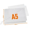 Plakatas Durable Patvarus drėgmei atsparus kišeninis segtuvas, A5, su spaustuku