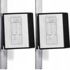Laikiklis Durable DURABLE SichttafelwandhalterVarioMagnetWall 10 Sichtt. schw