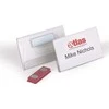 Durable DURABLE Namensschild m Magnet 40x75mm 25erPck transp