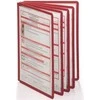 Durable Patvarus A4 SHERPA PP raudona informacinis skydelis (5606 03)