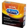 DUREX_Arouser briaunoti prezervatyvai, 3 vnt.