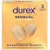Durex Sensual No Latex nelateksiniai prezervatyvai 3 vnt