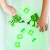 Duronic Glo Pals, Pippa vonios figūrėlė - rinkinys su dviem sensoriniais kubeliais, švytinčiais vandenyje