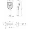 Cersanit ANGLE ANGLE RINKINYS LARGA CHROME