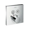Hansgrohe ShowerSelect termostatas su dviem išėjimais, chromas