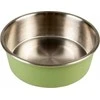 Duvo+ Duvo+ metalinis dubenėlis šunims ir katėms, žalias, 1,5 l, 20,3 cm
