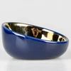 Duvo+ Duvo+ Stone Obliq dubenėlis šuniui Mėlynai-Złota 13cm 150ml