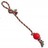 Duvo+ DUVO+ Žaislas sznur su kamuoliuku Pętla oranžinė-pilka 60cm 4705065