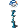 DUVO+ Žaislas virvė 2 WĘZŁY Mėlyna-PILKA 37cm 4705019