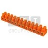 Duwi 24580 Gnybtų blokas 12 takelių 16,0 mm² oranžinis 24580