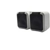 Duwi 60329 Aqua Pro IP55 ant paviršiaus montuojamas dvigubas įžemintas lizdas, baltas, dūmų sklendė / 60329