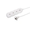 Düwi Prailgintuvas 4 lizdų, 3m baltas, 3x1,0mm OWY 34430