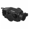 Duwi Trigubas guminis kabelių skirstytuvas IP44 3x16A 3500W - 3x prailginimo lizdas su atvartu 24522