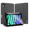 Apple DUX DUCIS dėklas DOMO sulankstomas su pieštuko dėklu, skirtas iPad mini 7/6, juodas