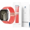 Dux Ducis apyrankė MIXTURE PRO stretchable braided skirta Apple Watch 38 / 40 / 41 mm guava