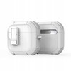 Ausinių dėklas Dux Ducis PECP, skirtas AirPods 4 ausinėms, apsauginis TPU+PC, baltas