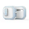Dėklas DUX DUCIS PECP - TPU+PC protective case for AirPods 4 baltas mėlynas