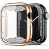 LCD apsauginis stikliukas/dėklas Dux Ducis Samo Apple Watch 45mm rožinis