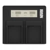 Newell DC-LCD dviejų kanalų įkroviklis BP-955/975 akumuliatoriams, skirtas Canon