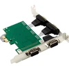 StarTech InLine PCIe 4 prievadų RS-232 plokštė – 4 x D-Sub 9 jungtys – pridedamas žemo profilio laikiklis